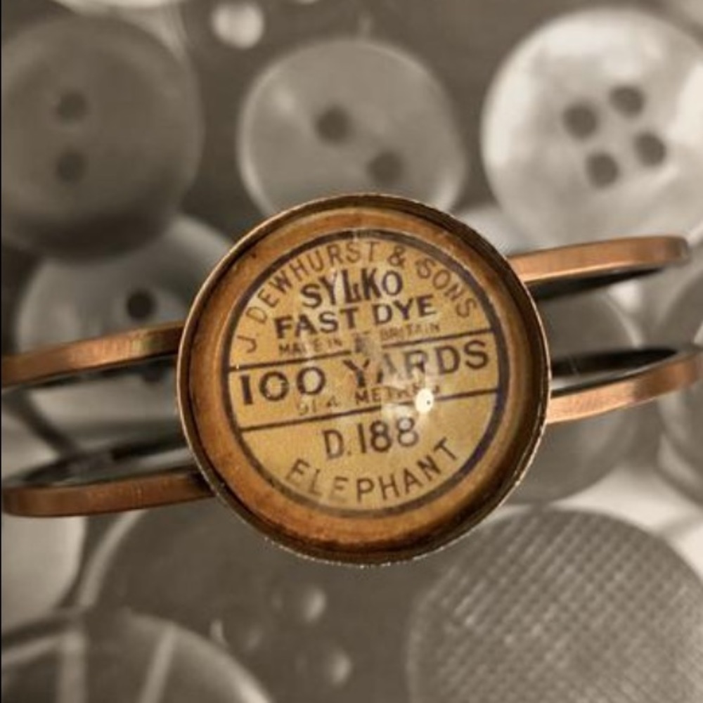 Thread Spool Label Bracelet - image 2